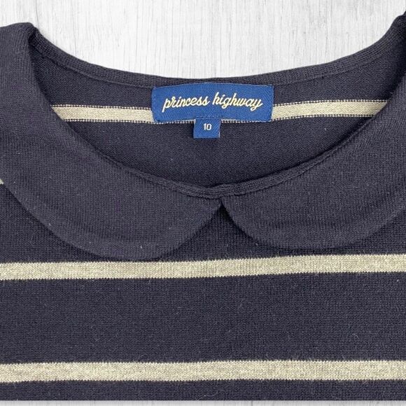 Princess Highway Stripe Pullover Dress size 10 - Picture 4 of 7
